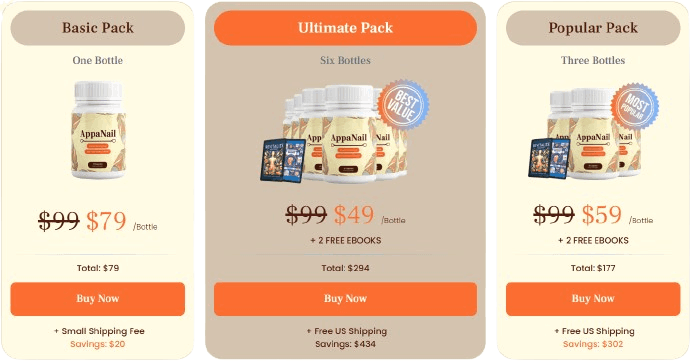 AppaNail bottles